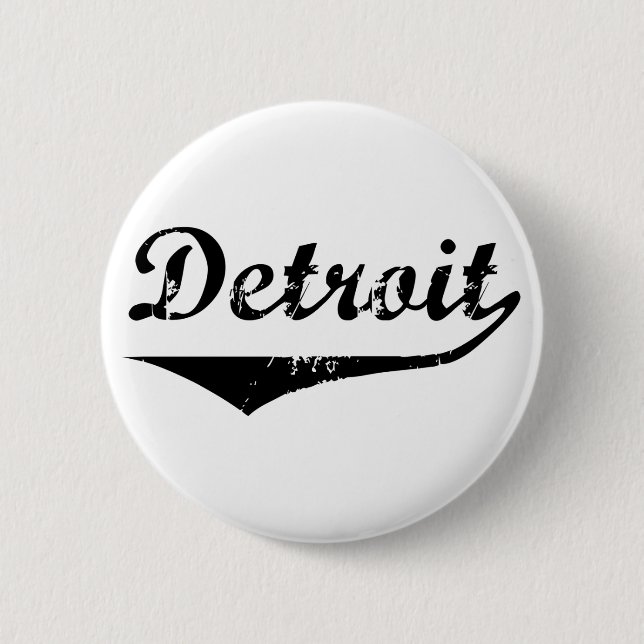 Badge Rond 5 Cm Detroit (Devant)