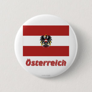 Badge Rond 5 Cm Deutschem Namen de MIT d'Österreich Dienstflagge