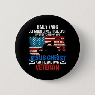 Badge Rond 5 Cm Deux Forces Déterminantes Seulement Ont Jamais Of