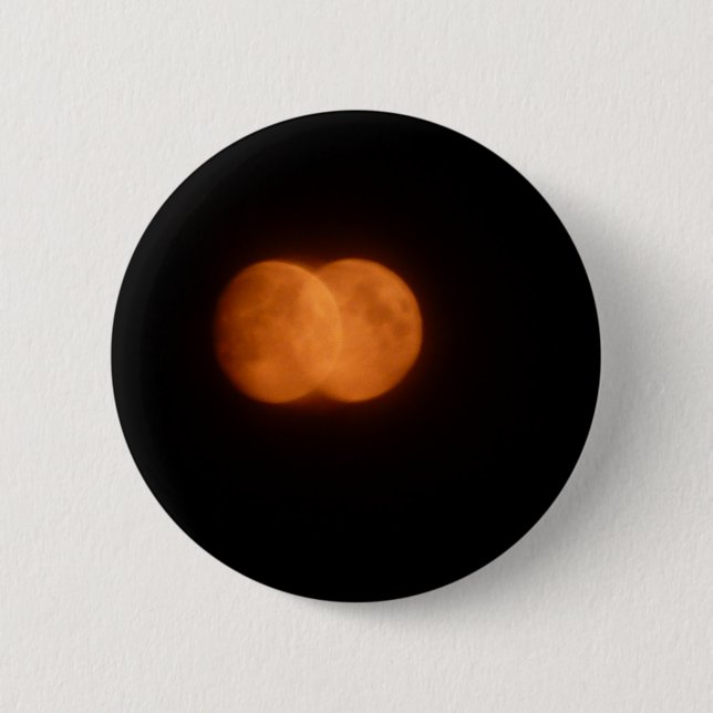 Badge Rond 5 Cm Deux lunes (Devant)