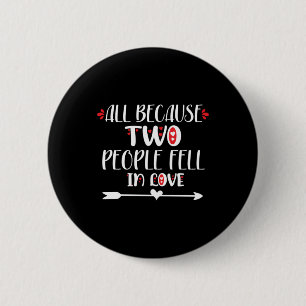 Badge Rond 5 Cm Deux Personnes Se Sentent Amoureuses