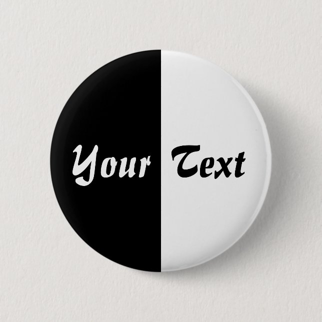 Badge Rond 5 Cm Deux tons - 01 - Vertical (Devant)