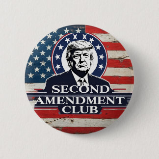 Badge Rond 5 Cm Deuxième amendement de Trump