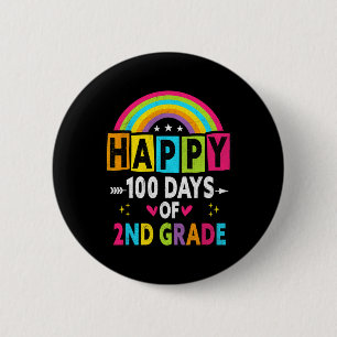 Badge Rond 5 Cm Deuxième Année Bonne 100 Jours De 2E Année Enseign
