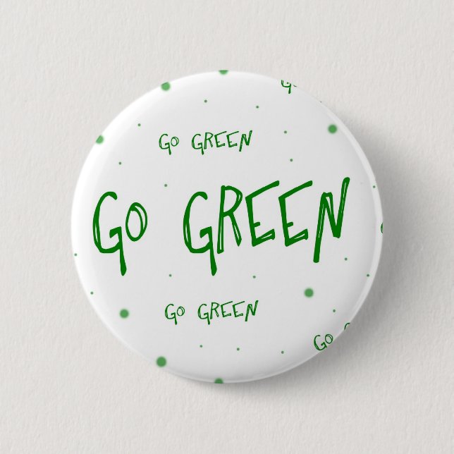 Badge Rond 5 Cm Devenez écolo (Devant)