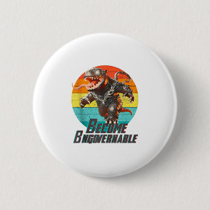 Badge Rond 5 Cm Devenez ingouvernable Moo Deng Baby Hippo Funny Ch