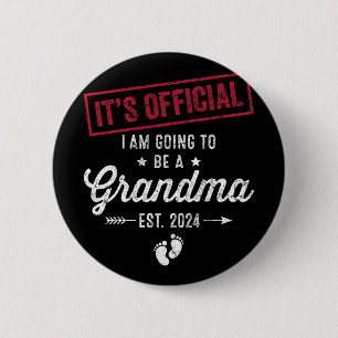Badge Rond 5 Cm Devenir Grand-Mère Premier Jour Des Mères Pour Gra