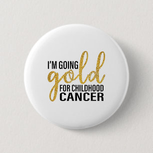 Badge Rond 5 Cm Devenir Or Pour Survivant de la Sensibilisation au