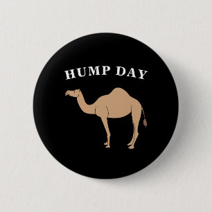 Badge Rond 5 Cm Devinez Quel Jour C'Est Hump Day Camel Desert Anim