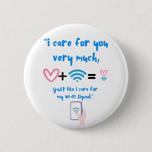 BADGE ROND 5 CM DEVIS WIFI