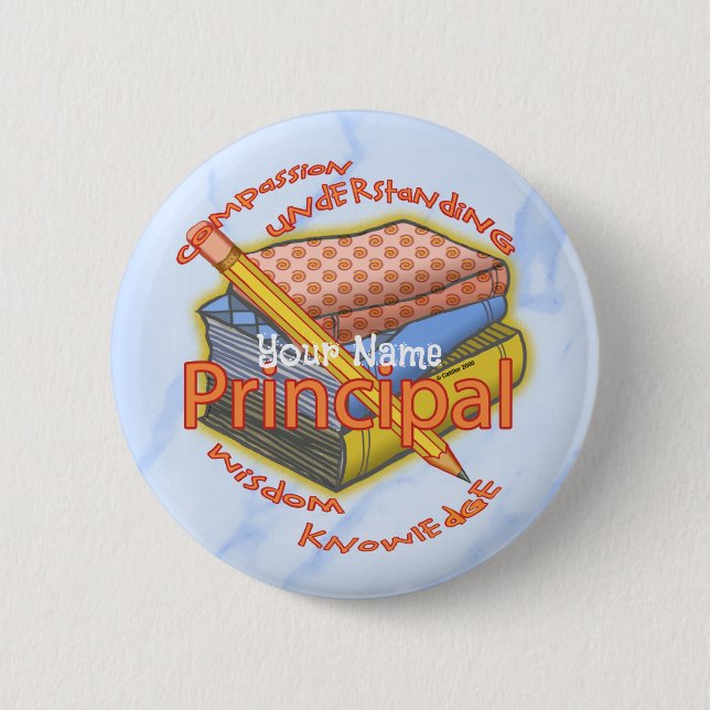 Badge Rond 5 Cm Devise principale (Devant)