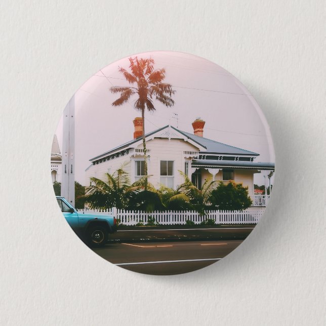 Badge Rond 5 Cm Devonport, Auckland, Nouvelle-Zélande (Devant)