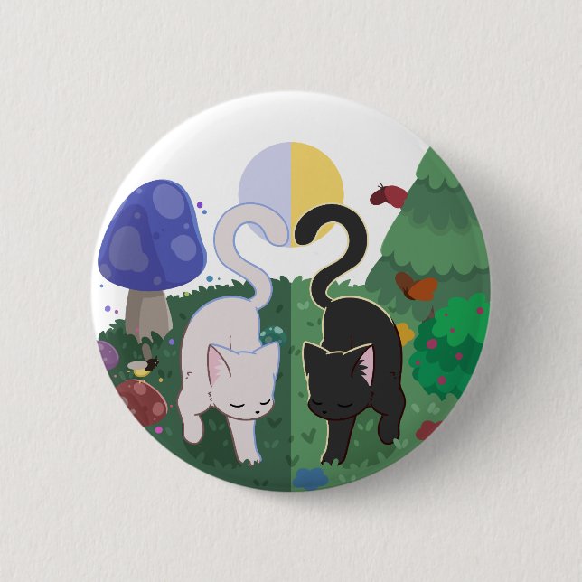 Badge Rond 5 Cm Dia e Noite (Devant)