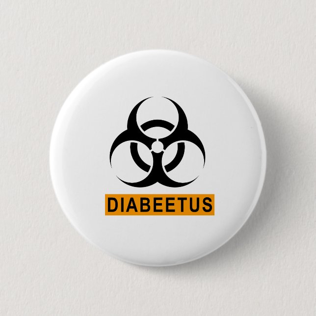Badge Rond 5 Cm Diabeetus (Devant)