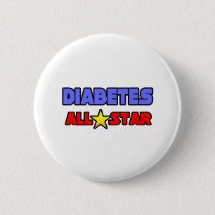 Badge Rond 5 Cm Diabète Toute l'étoile