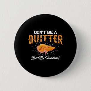 Badge Rond 5 Cm Diabétique amusant Type 1 Soutien à la sensibilisa