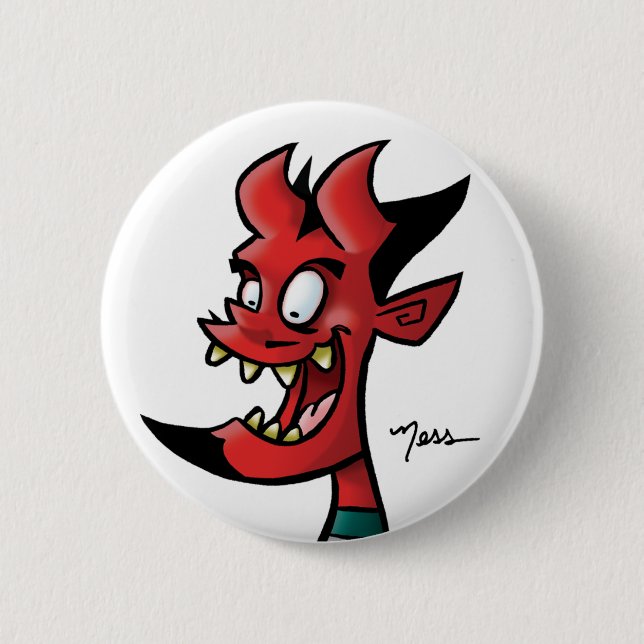 BADGE ROND 5 CM DIABLE 00 DE NESS (Devant)