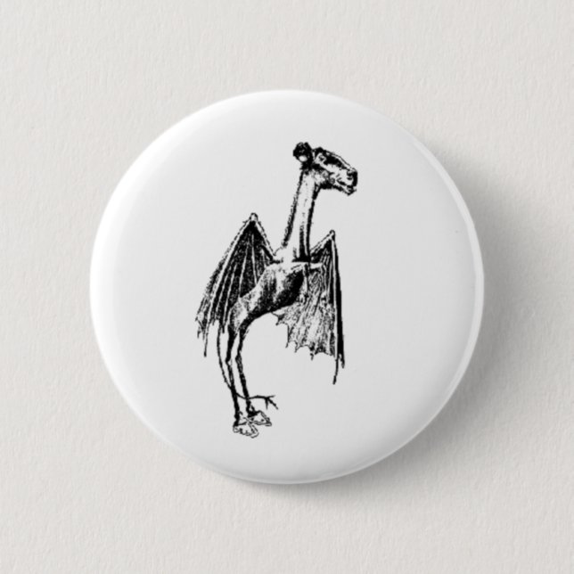 Badge Rond 5 Cm Diable du Jersey (Devant)
