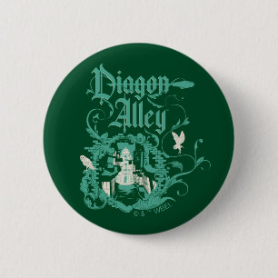 Badge Rond 5 Cm DIAGON ALLEY™ Graphique Vintage