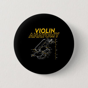 Badge Rond 5 Cm Diagramme de l'anatomie du violon de Twoset Violin