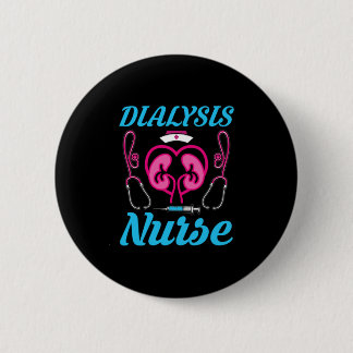 Badge Rond 5 Cm Dialysis Nurse