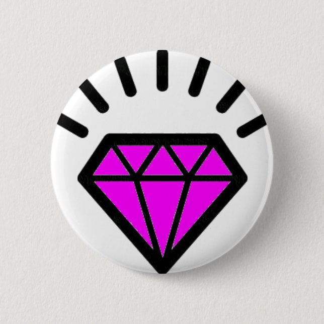 Badge Rond 5 Cm diamond-pink (Devant)