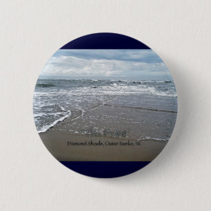 Badge Rond 5 Cm Diamond Shots "The Point" OBX Caroline du Nord
