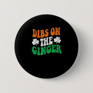 Badge Rond 5 Cm Dibs Sur Le Drapeau Irlandais Ginger Retro Drôle S