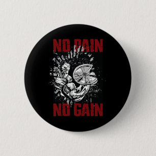 Badge Rond 5 Cm Dictons de musculation et chemises de gym pour hom
