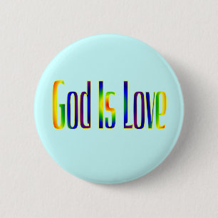 Badge Rond 5 Cm Dieu est amour