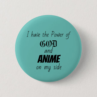 Badge Rond 5 Cm Dieu et Anime