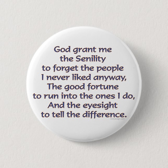 Badge Rond 5 Cm Dieu me donne Humour (Devant)