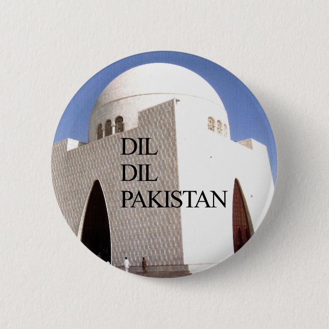Badge Rond 5 Cm Dil Dil Pakistan Hakuna Matata (Devant)