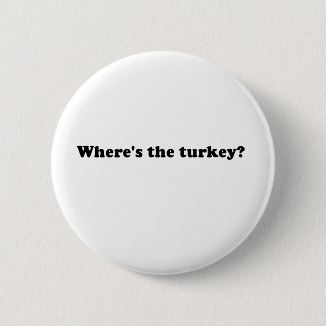 Badge Rond 5 Cm dinde (Devant)