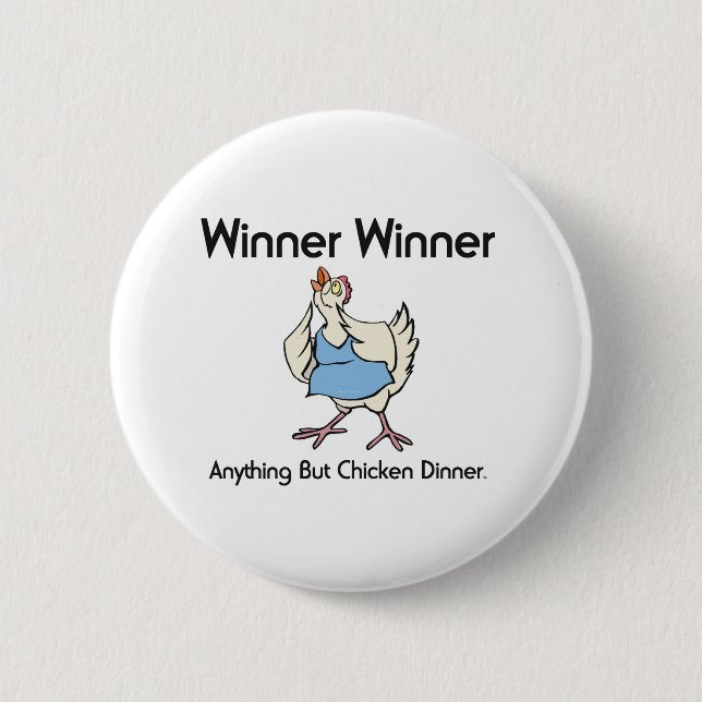 Badge Rond 5 Cm Dîner de poulet TEE (Devant)