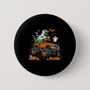 Badge Rond 5 Cm Dinosaur T-rex équitation Monster Camion Halloween