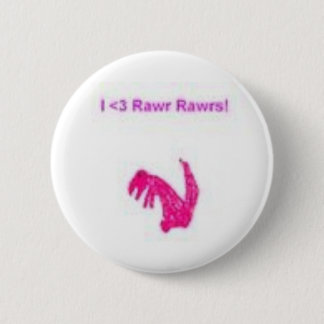 Badge Rond 5 Cm dinosaure