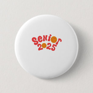 Badge Rond 5 Cm Diplômé de fin d'études supérieures 2025 Vacances
