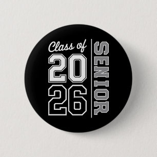Badge Rond 5 Cm Diplômé de la promotion 2026 26 Diplômé