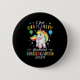 Badge Rond 5 Cm Diplôme officiel de la maternelle 2024