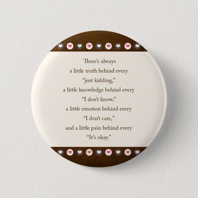 Badge Rond 5 Cm dire (Devant)