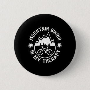 Badge Rond 5 Cm Dire drôle de VTT Vélo de montagne 
