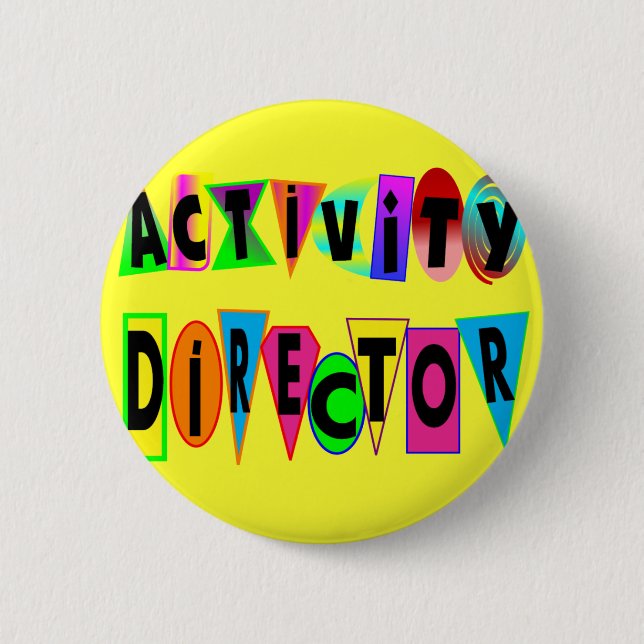 BADGE ROND 5 CM DIRECTEUR D'ACTIVITÉ (Devant)