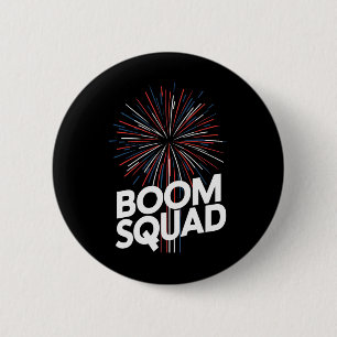 Badge Rond 5 Cm Directeur de Feux d'Artifice Feux d'Artifice Usa 4
