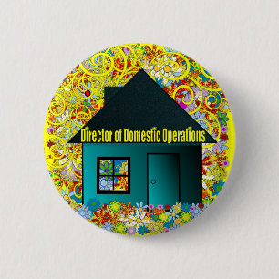 Badge Rond 5 Cm Directeur des opérations intérieures