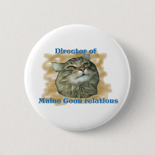 Badge Rond 5 Cm Directeur des relations du Maine Coon