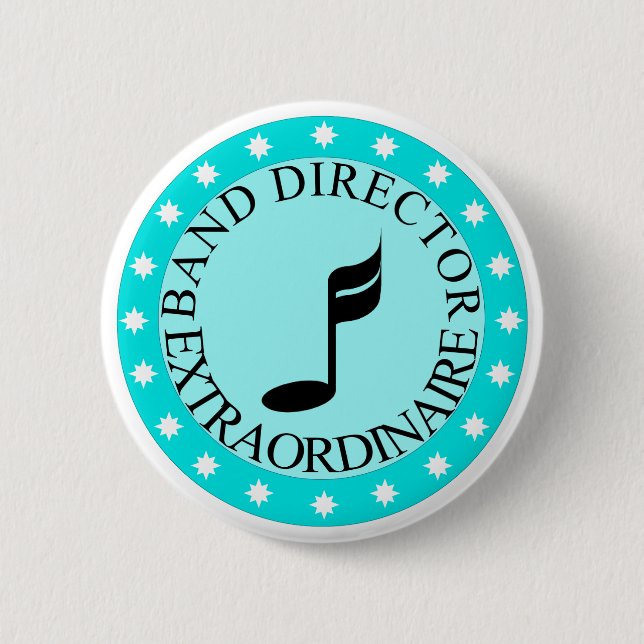 Badge Rond 5 Cm Directeur Extraordinaire Gift de bande (Devant)