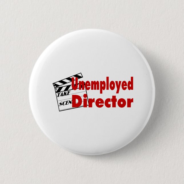 Badge Rond 5 Cm Directeur sans emploi (Devant)