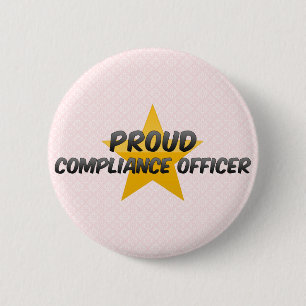 Badge Rond 5 Cm Dirigeant fier de conformité