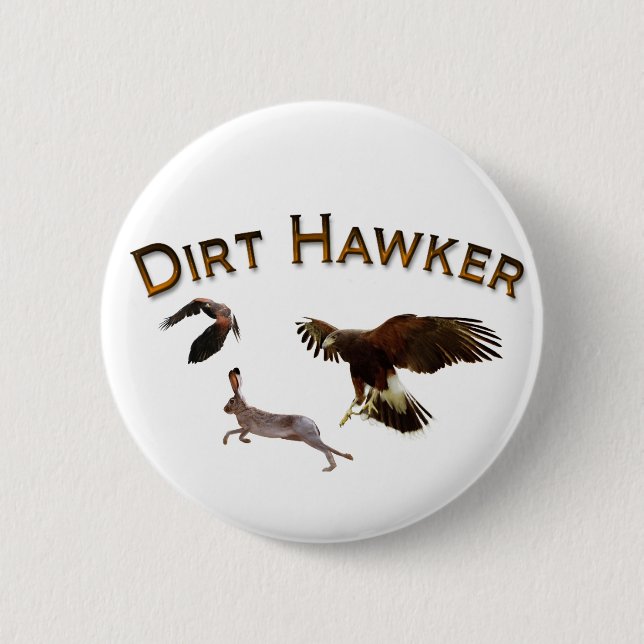 Badge Rond 5 Cm Dirt Hawker (Devant)